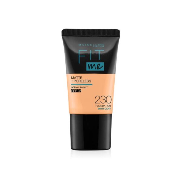 Maybelline New York Fit Me Matte+Poreless Liquid Full Coverage Foundation For Oily Skin Tube - Image 2