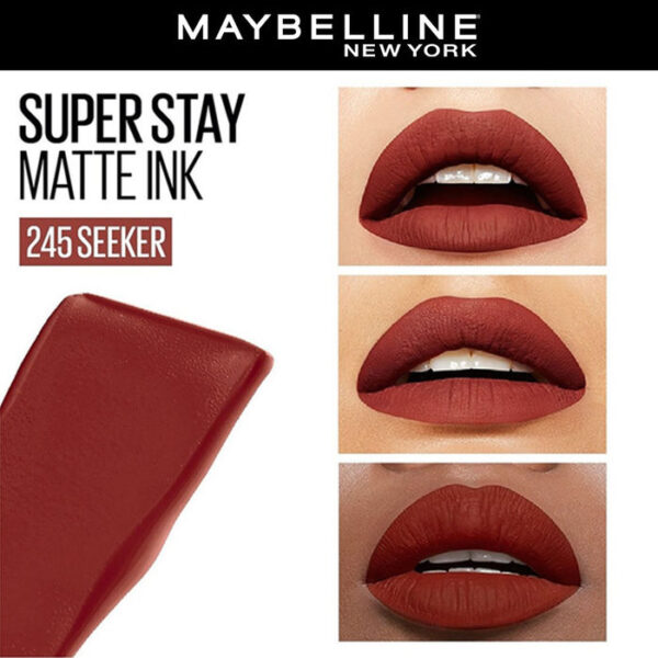 Maybelline New York Superstay Matte Ink Liquid Lipstick - Pack of 4 - Image 6