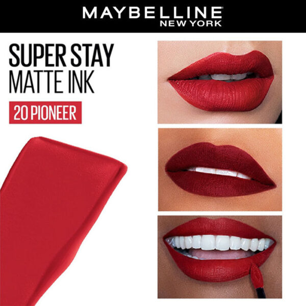 Maybelline New York Superstay Matte Ink Liquid Lipstick - Pack of 4 - Image 5