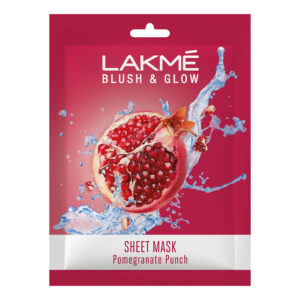 Lakme Blush & Glow Sheet Mask (Pomegranate mask)