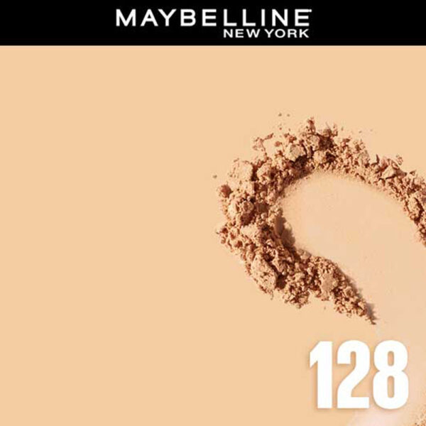 Maybelline New York Fit Me Matte + Poreless 16H Oil Control Compact Powder - 128 Warm Nude - Image 5